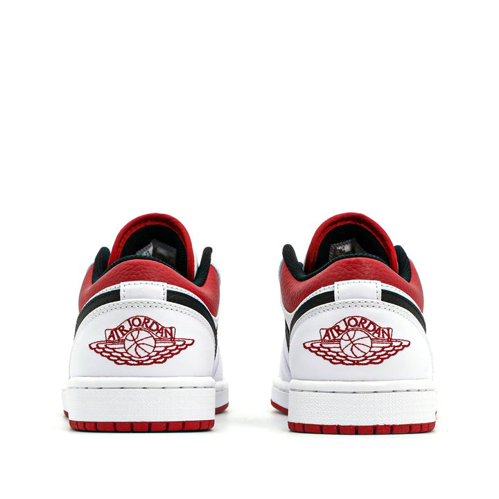 Air Jordan 1 Low  White University Red  553558-118